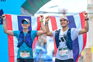 BIB: 5027, 5123
                            <button type="button" onclick="openModal(24883249)" class="btn btn-primary btn-sm float-right btn-popup" data-toggle="modal" data-target=".modal-high-quality">
                        <i class="fas fa-shopping-cart"></i> Add to Cart
                    </button>
                                            <button type="button" onclick="isThisMe(24883249, true)" class="btn btn-success btn-sm float-right btn-popup btn-isme hidden" data-toggle="tooltip" data-placement="bottom" title="นี่คือรูปของคุณใช่ไหม คลิกที่นี่เพื่อเอาเข้าอัลบั้ม">
                        <i class="fas fa-plus"></i> Add to album
                    </button>
                    <button type="button" onclick="isThisMe(24883249, false)" class="btn btn-warning btn-sm float-right btn-popup btn-isnotme hidden">
                        <i class="fas fa-ban"></i> Remove from album
                    </button>